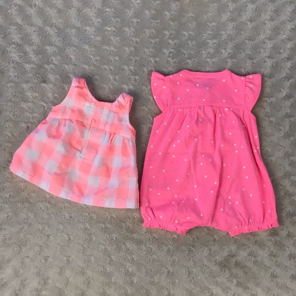 Carter’s Newborn Baby Girl Bundle Unicorn Romper - Picture 4 of 5